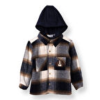 HelloBaby Erkek Bebek Happy Animals Gömlek Kapüşonlu Uzun Kol