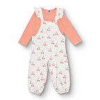 HelloBaby Winter Cherry Salopet-Tshirt