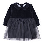 HelloBaby Kız Bebek Mevlüt Kıyafeti Çıtçıtlı Bisiklet Yaka Uzun Kol Reçme