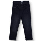 HelloBaby Erkek Bebek Cool Boy Denim Pantolon Denim Lastikli Paça