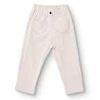 HelloBaby Kız Bebek Kadife Pantolon Reçme Paça