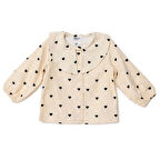 HelloBaby Kız Bebek Gömlek Düğmeli Bebe Yaka Uzun Kol