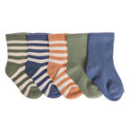 HelloBaby Erkek Bebek 5'li Soket Çorap