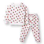 HelloBaby Kız Bebek Eşofman Takımı Bisiklet Yaka Uzun Kol Reçme Paça