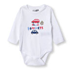 HelloBaby Erkek Bebek Uzun Kol Body Çıtçıtlı Yaka