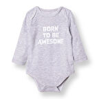 HelloBaby Erkek Bebek Uzun Kol Body Ribana Zarf Yaka