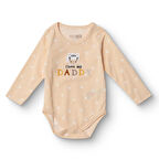 HelloBaby Unisex Uzun Kol Body Ribana Çıtçıtlı Yaka Uzun Kol