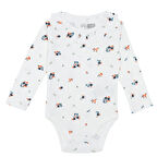 HelloBaby Kız Bebek Uzun Kol Body Ribana Çıtçıtlı Yaka Uzun Kol