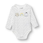 HelloBaby Kız Bebek Uzun Kol Body İnterlok Çıtçıtlı Yaka