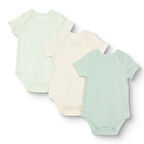 HelloBaby Erkek Bebek 3lü Atlet Body Bisiklet Yaka Kısa Kol