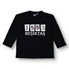 Beşiktaş Unisex Sweatshirt İki İplik Bisiklet Yaka Uzun Kol