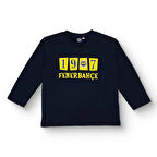 Fenerbahçe Unisex Sweatshirt İki İplik Bisiklet Yaka Uzun Kol