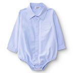 HelloBaby Erkek Bebek Uzun Kol Body Oxford Gömlek Yaka Uzun Kol