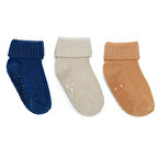 HelloBaby 3lü Kıvrık Çorap