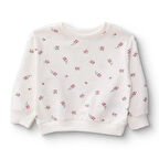 HelloBaby Kız Bebek Sweatshirt İki İplik Bebe Yaka Uzun Kol