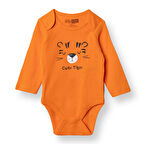 HelloBaby Erkek Bebek Uzun Kol Body Ribana Zarf Yaka Uzun Kol