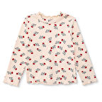 HelloBaby Kız Bebek Uzun Kol Tshirt Kaşkorse Bisiklet Yaka Uzun Kol