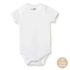 HelloBaby Beyaz Body Kısa Kol