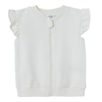 HelloBaby Kız Bebek Basic Yelek Bisiklet Yaka Fermuarlı Atlet