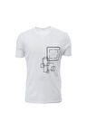 Erkek T-Shirt - Beyaz | M