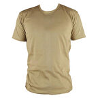 Single Sword Acemi&Bedelli Asker Fanila ve Erkek Atlet %100 Pamuk BEJ-L-XL-KISA KOL