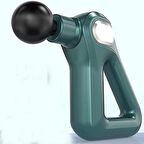 Coverzone Masaj Aleti 30W Motorlu Derin Doku Kas Masaj Tabancası 12 Kademeli Masajı Type-C Hızlı Şarj Girişli 8 Farklı Masaj Başlıklı F750