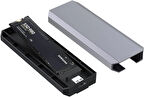 Coverzone M2 SSD Harici Okuyucu ve Yazıcı 10 Gbps Type-C Harici Bellek Kart Okuyucu NVME - NGFF/USB 3.1-3.2 CHC-M2 ZR965 Optimus