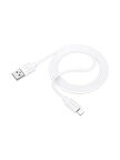 Borofone iPhone ile Uyumlu 2.4A Şarj ve Data Kablo USB To Lightning - 1 Metre - BX52