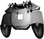 Coverzone Soğutma Fanlı Mobil Oyun Kolu 6 Parmak Destekli, L2R2 Tetikli, 4.7–6.5” iOS Android İçin DL88