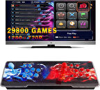 Coverzone Retro Oyun Konsolu 29800 Oyunlu, Tek & 2 Kişilik, 2GB DDR3, 64x22cm, Atari Salonu | LY1913