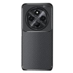 Coverzone Xiaomi Redmi 14C ile Uyumlu Silikon Kılıf Kamera Korumalı Karbon TPU Brimstone Ultra Slim Fit Delux Siyah