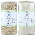 Organik Yulaf Ezmesi Ve Organik Yulaf Unu Seti +6 Ay