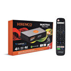 Hiremco Matrix Pro Max 4K 128GB Android 12 Uydu Alıcısı