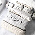 Monohome Infinity 3D Temalı Pamuk Saten Çift Kişilik Nevresim Takımı