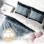 Monohome Endless Love 3D Temalı Pamuk Saten Çift Kişilik Nevresim Takımı
