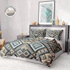 Monohome Premium Luxury Otantik 3D Temalı Pamuk Saten Çift Kişilik Nevresim Takımı