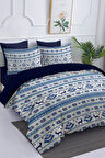 Çift Kişilik Nevresim %100 Pamuk Oeko-tex®Sertifikalı Özel Dokuma Relax Motifs