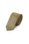 Gold 3 Desenli Micro Casual Kravat