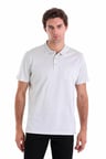 Kemik Regular Fit Düz 100% Pamuk Polo Yaka Tişört