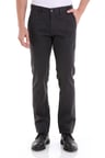 Gri Regular Fit Düz Yandan Cepli Basic Kanvas Pantolon | 42