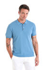 İndigo Regular Fit Düz Polo Yaka Tişört | L