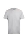 Gri Regular Fit Bisiklet Yaka Pamuklu Basic Tişört | XXL