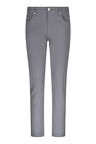 Gri Regular Fit 5 Cep Pamuklu Kanvas Pantolon | 36