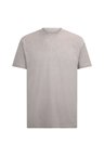 Bej Regular Fit Bisiklet Yaka Pamuklu Basic Tişört | M