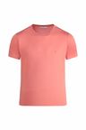 Pembe Regular Fit Bisiklet Yaka Tişört | M
