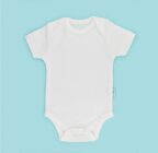Mixi Baby Body Kısa Kol Ekru