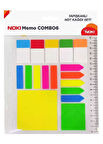 Noki Yapışkanlı Not Kağıdı Seti Memo Combo 7 No12707