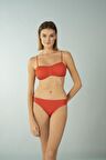 Estiva Luplu Straplez Bikini Takımı - Kırmızı
