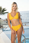 Estiva Kemerli Kruvaze Bikini Takımı - Sarı