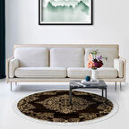 Eko Trend Djt Haı Yıkanabilir Kaymaz Taban 761 Yuvarlak Osmanlı